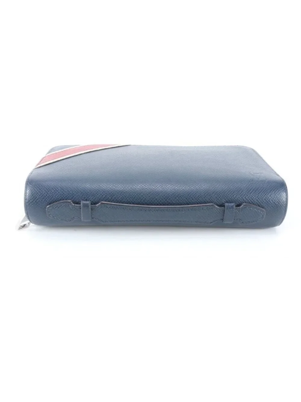 Louis Vuitton Taiga Zippy XL Stripe Organizer Wallet Leather Second